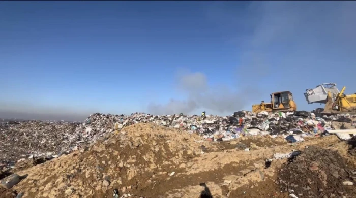 На Ужгородщині горіло сміттєзвалище