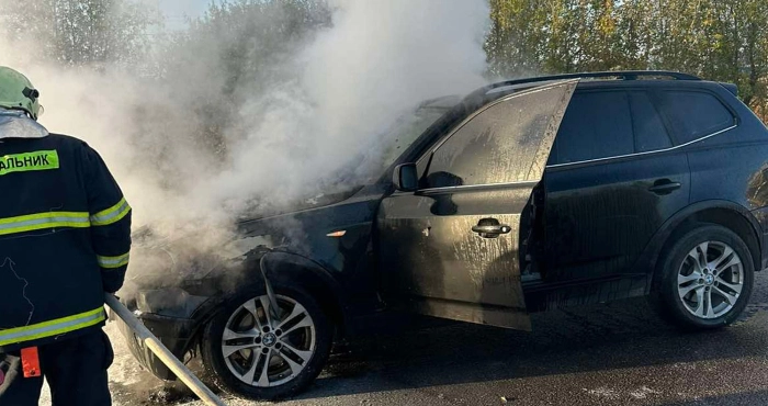 У Чопі під час руху загорівся автомобіль