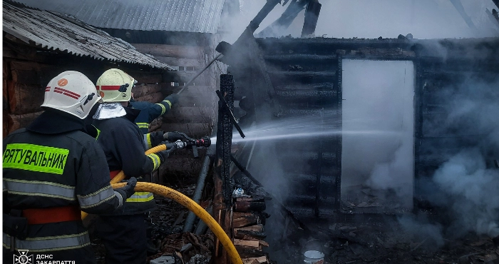 У селі Тур'я Пасіка на Ужгородщині згорів житловий будинок