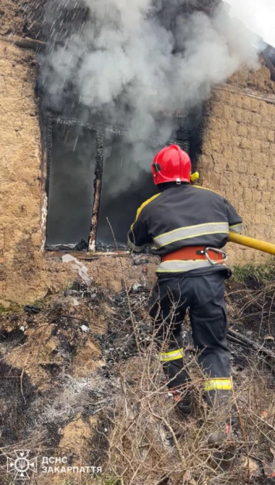 У селі Холмець на Ужгородщині сусіди вивели з палаючого будинку 64-річну жінку