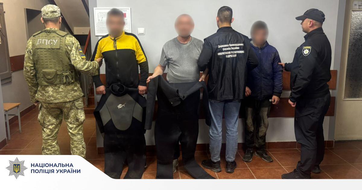 Через Тису у гідрокостюмах: на Рахівщині затримали переправника військовозобов’язаних0