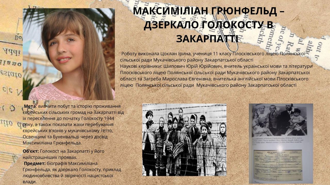 Презентація наукової роботи Ірини Цоклан