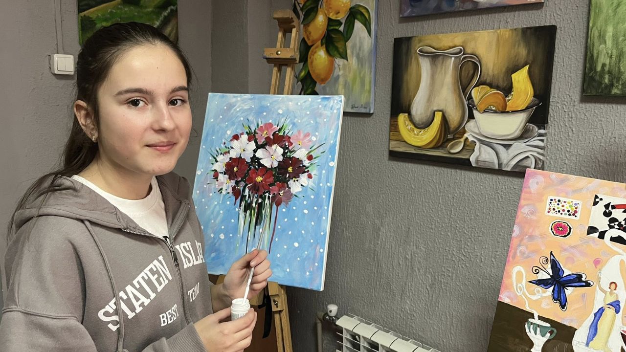 Юліана Ільницька, учениця Свалявської школи мистецтв
