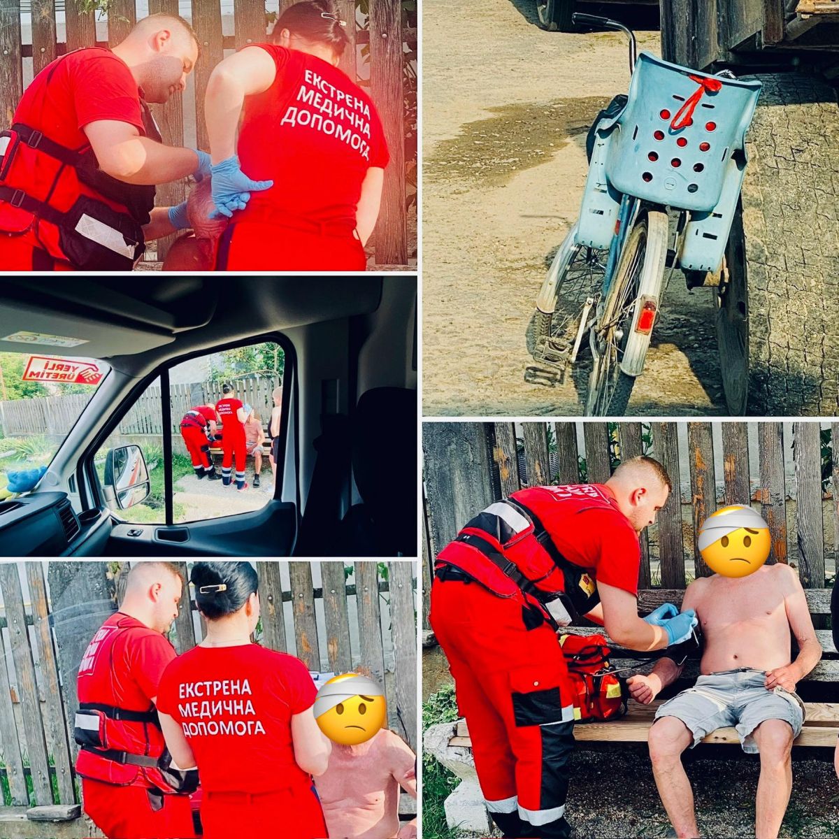 На Берегівщині медики допомогли дідусю, якому стало зле через спеку0