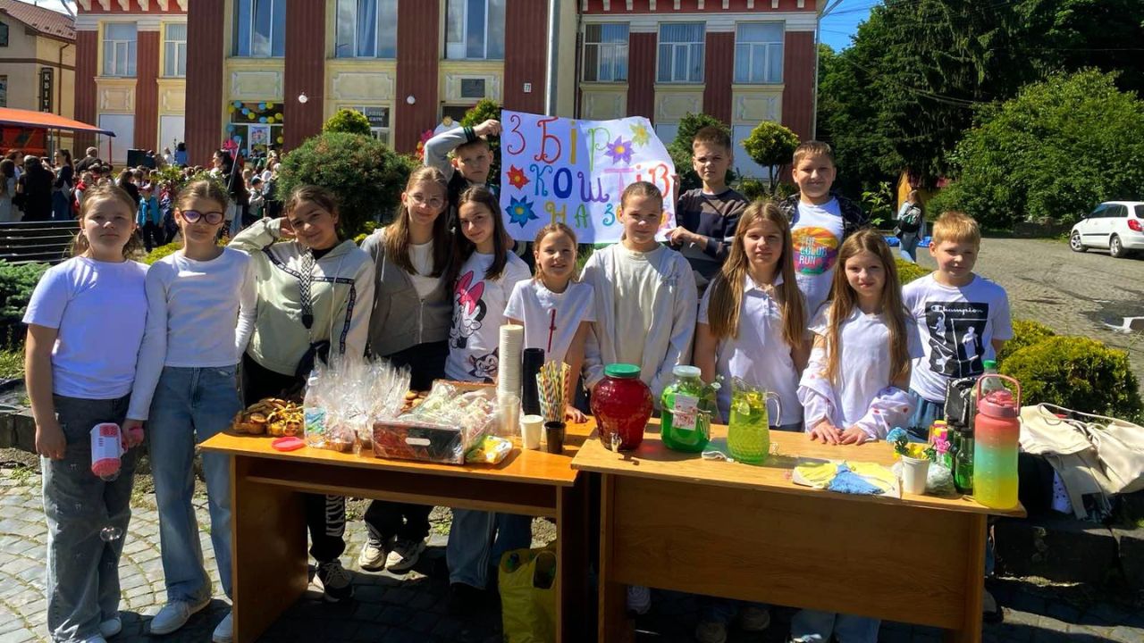 Учні з Сваляви підтримують ЗСУ