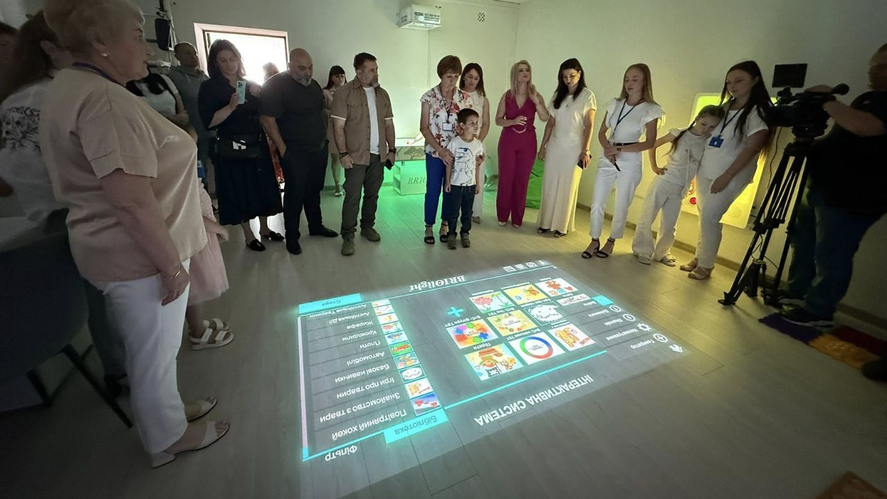 Сенсорна кімната в ІРЦ Сваляви