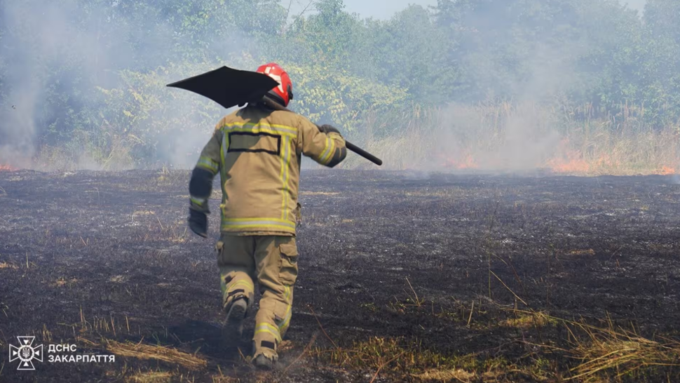 На вихідних на Закарпатті прогнозують високий рівень пожежної небезпеки0