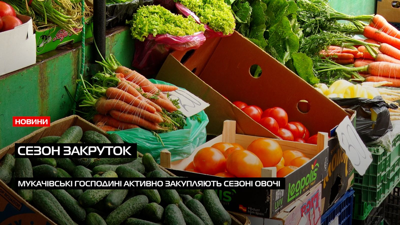Сезон закруток стартував: Мукачівські господині активно прицінюються до сезонних овочів  (ВІДЕО)0