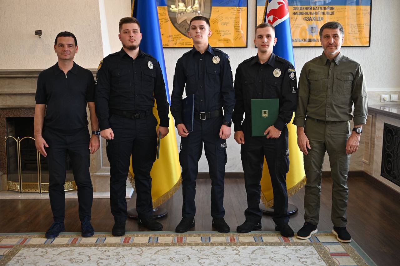 Керівництво області відзначило закарпатських правоохоронців, які запобігли теракту в одній зі шкіл Тячівщини0