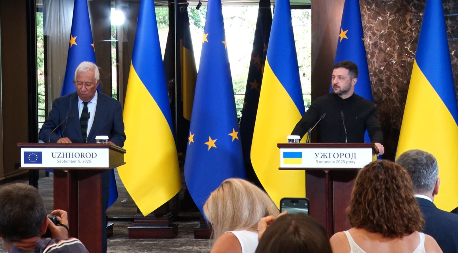 Регіональний саміт: Президент України Володимир Зеленський та Президент Європейської Ради Антоніу Кошта зустрілися на Закарпатті0