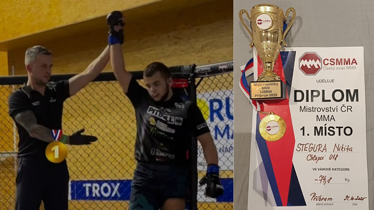 Нікіта Стегура - чемпіон з ММА Чехія