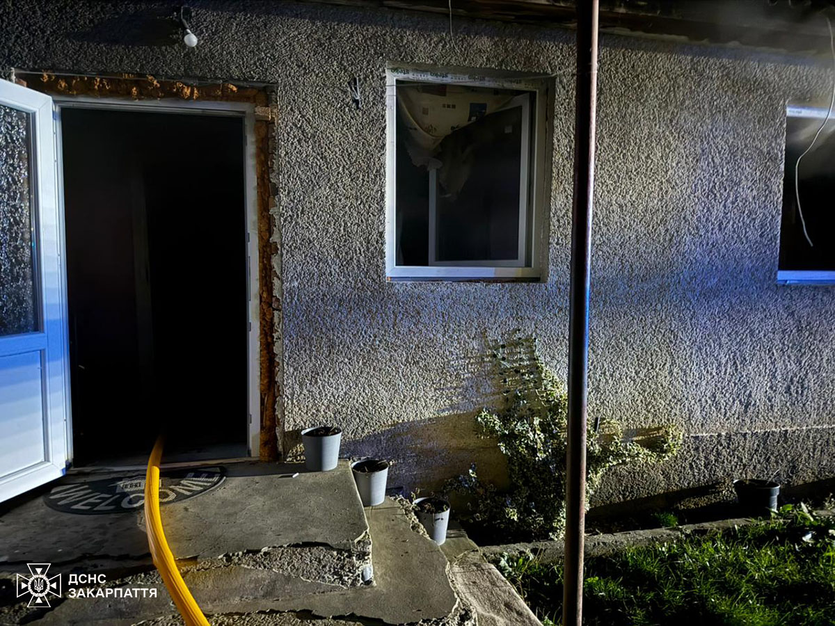 Загорілася пральна машина: у Виноградові ліквідували пожежу в житловому будинку0