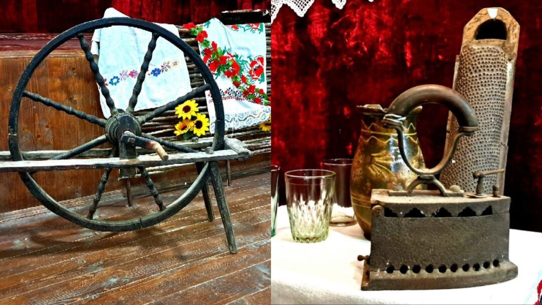 Експонати у народному музеї села Родникова Гута