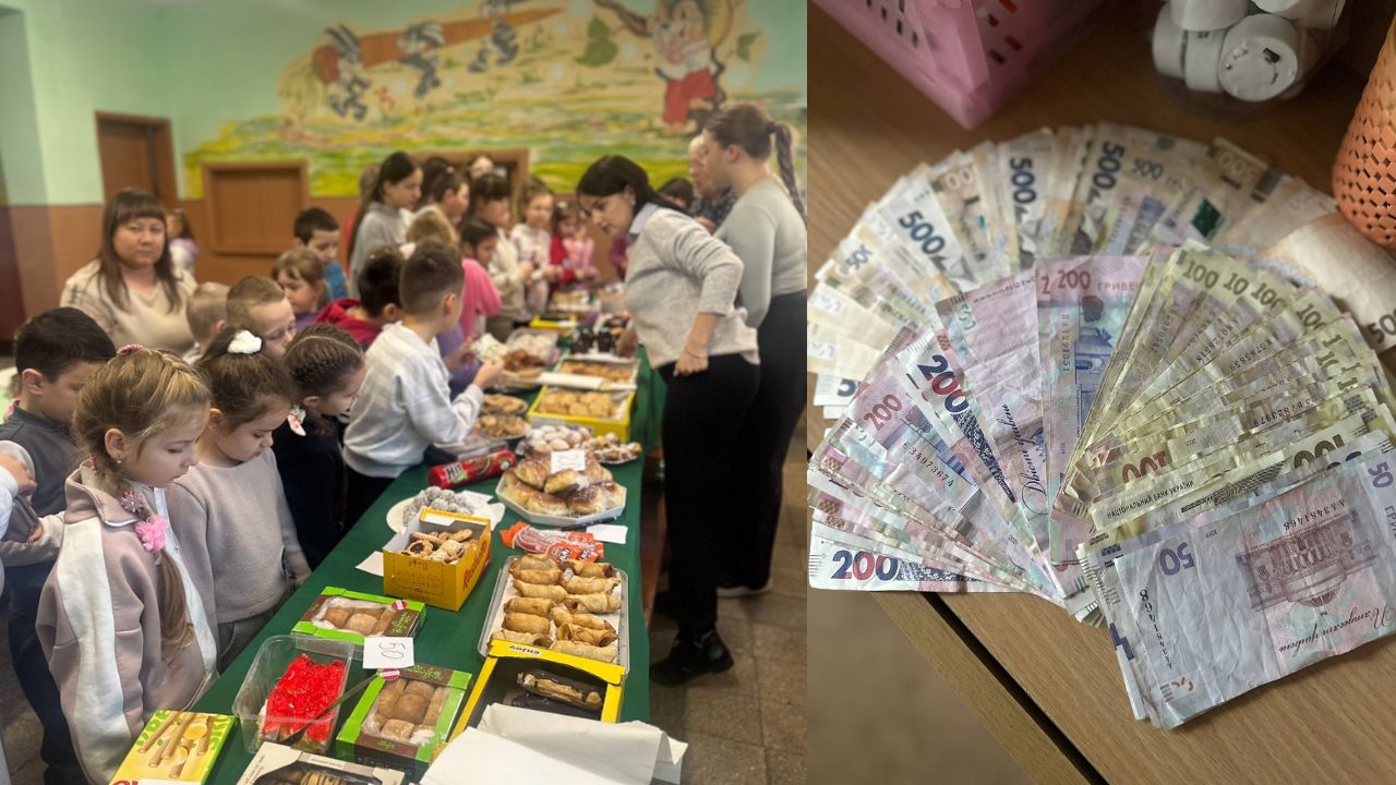 Благодійний ярмарок в гімназії Сасівки