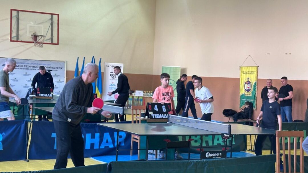 Теніс настільний у Сваляві