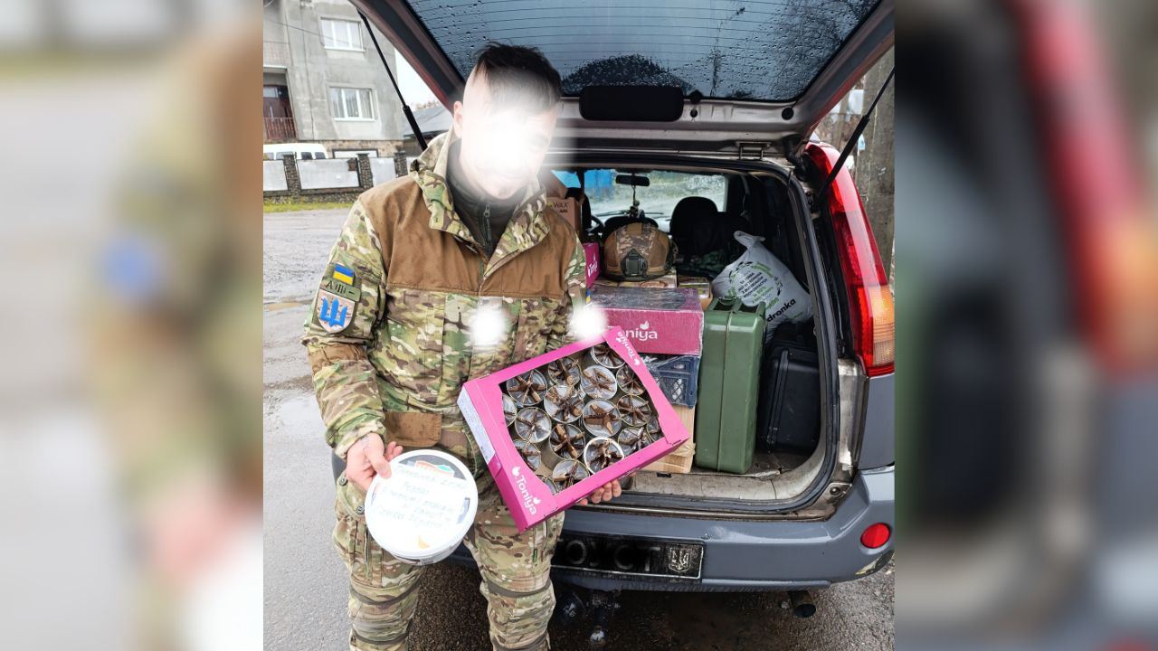 Передача окопних свічок ЗСУ