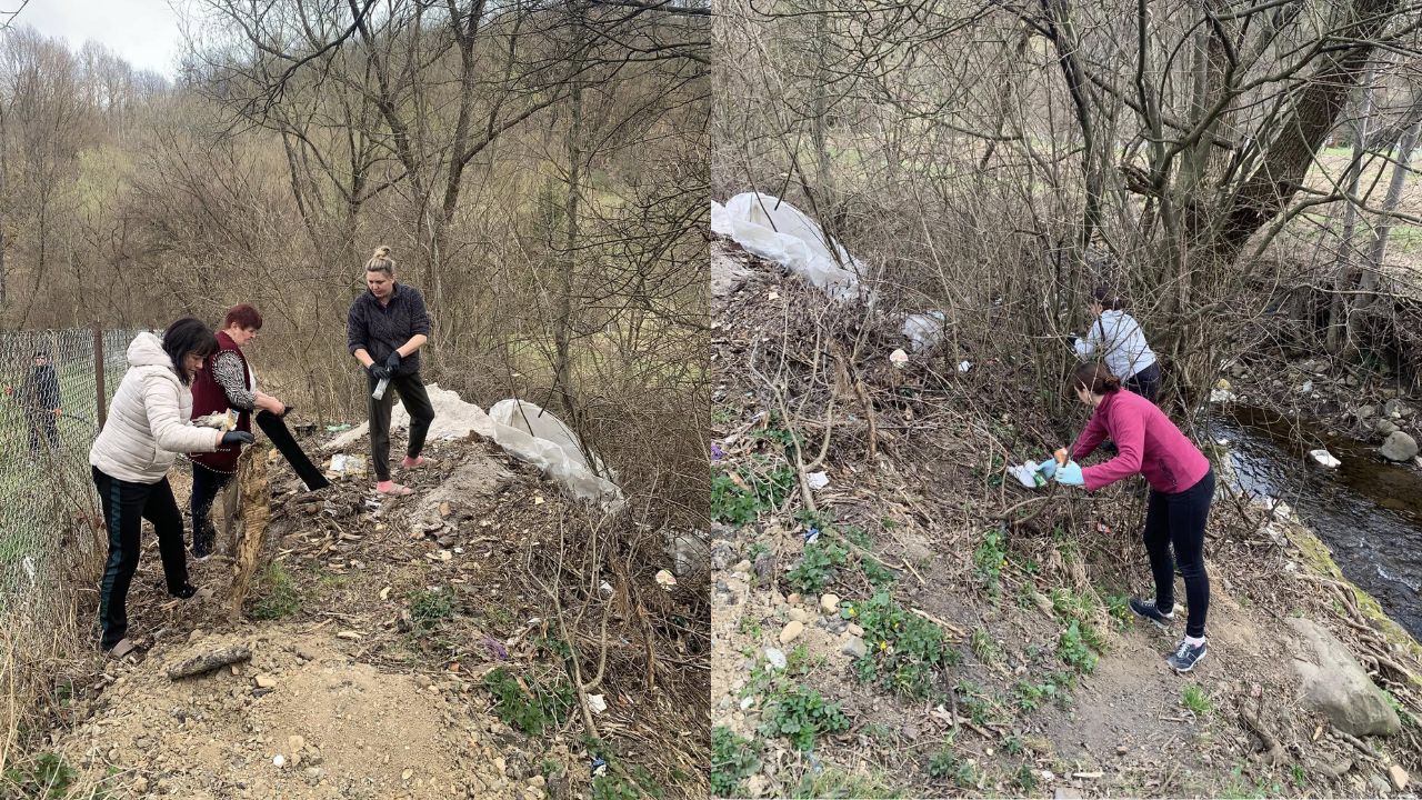 Прибирання у селі Росош