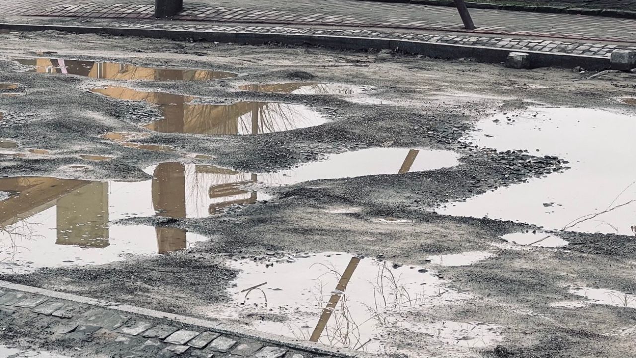 Вулиця Шевченка у центрі Сваляви