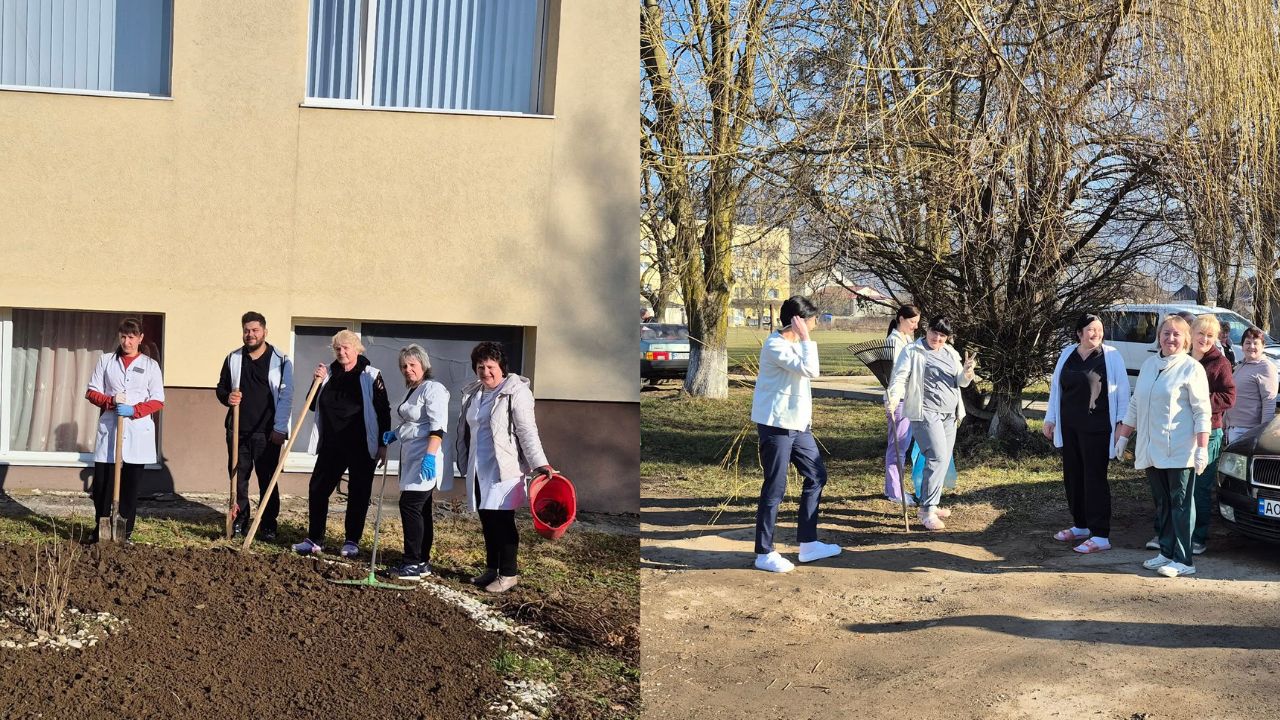 Прибирання лікарні у Сваляві