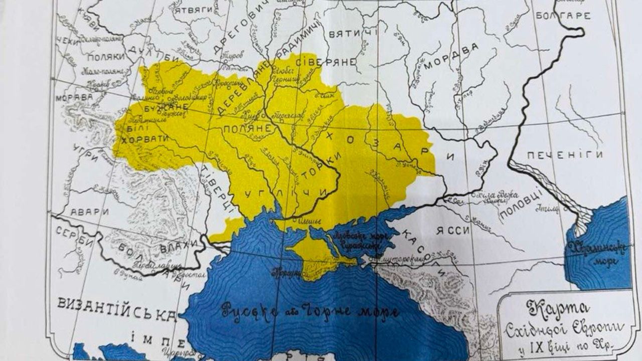 Карта Європи 9 століття