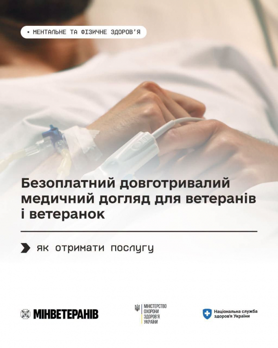 Довготривалий медичний догляд для захисників і захисниць: як отримати послугу0