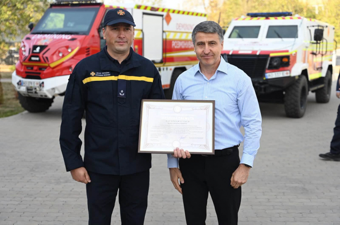 Керівництво області відзначило закарпатських рятувальників0