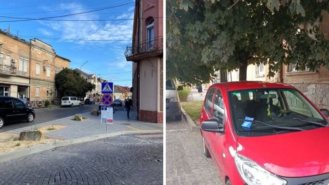 парковка в Мукачеві