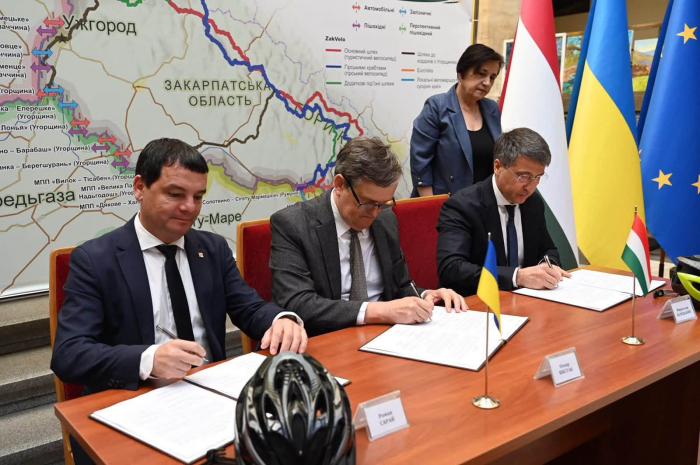 Закарпаття та угорський комітат Саболч-Сатмар-Берег об'єднують зусилля для розвитку велотуризму0